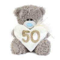 7" 50th Birthday Heart Me to You Bear Extra Image 2 Preview